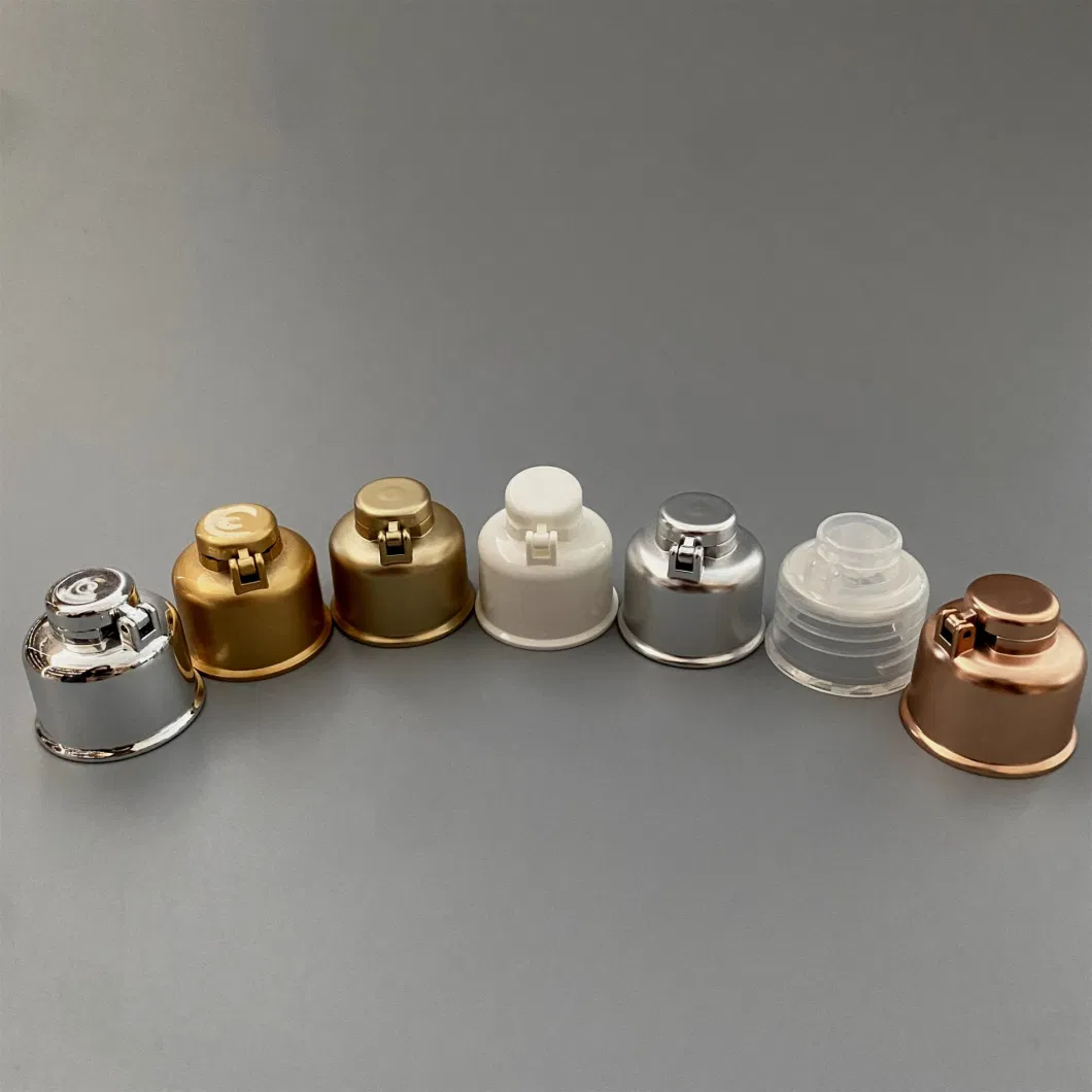 24mm Plastic Cap Gold Silver Plastic-Aluminum Cover Cosmetic Bottle Caps