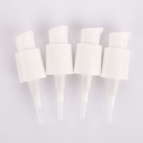 卸売 18/415 20/410 22/400 黒白プラスチッククリームディスペンサートリートメントローションポンプ化粧品ガラスボトル用
